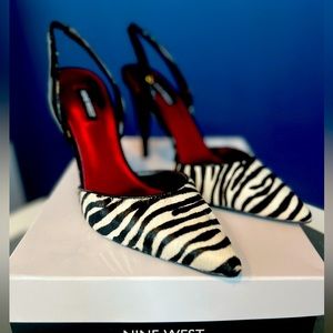 Nine West Women’s Flory Sling Back Pump